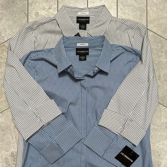 Set of 2 Liz Claiborne Stretch Blouses - Picture 1 of 11